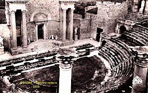 GUELMA - THEATRE ROMAIN - 1955